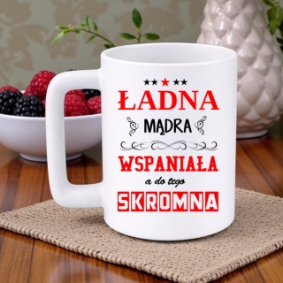 Kubek 400ml DUŻY Prezent Dzień Kobiet dla Koleżanki Dziewczyny Żony Mamy