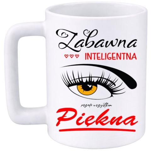 Kubek 400ml DUŻY Prezent Dzień Kobiet dla Koleżanki Dziewczyny Żony Mamy