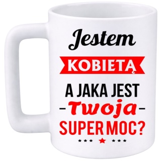 Kubek 400ml DUŻY Prezent Dzień Kobiet dla Koleżanki Dziewczyny Żony Mamy