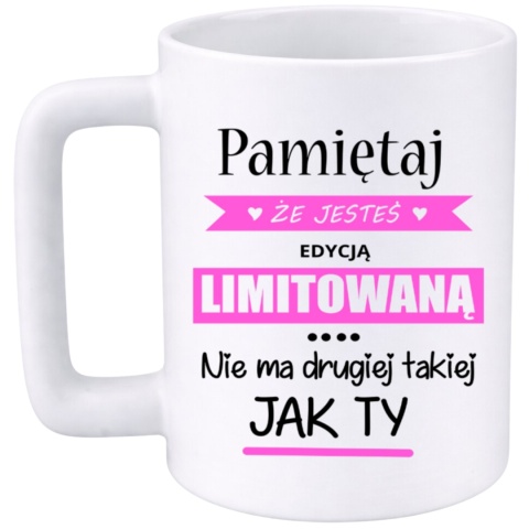 Kubek 400ml DUŻY Prezent Dzień Kobiet dla Koleżanki Dziewczyny Żony Mamy