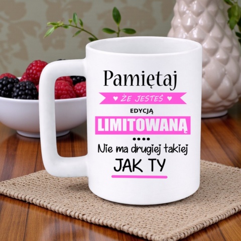 Kubek 400ml DUŻY Prezent Dzień Kobiet dla Koleżanki Dziewczyny Żony Mamy