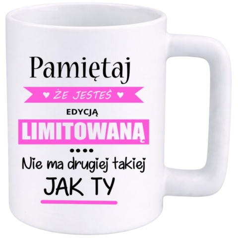 Kubek 400ml DUŻY Prezent Dzień Kobiet dla Koleżanki Dziewczyny Żony Mamy
