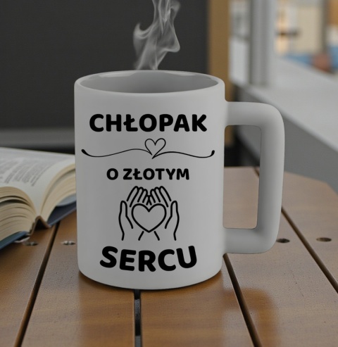 Kubek 400ml DUŻY Prezent dla CHŁOPAKA KOLEGI Dzień Mężczyzny Walentynki