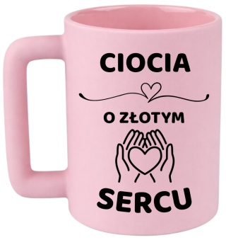 Kubek 400ml DUŻY Prezent dla CIOCI Dzień Kobiet Urodziny podziękowanie