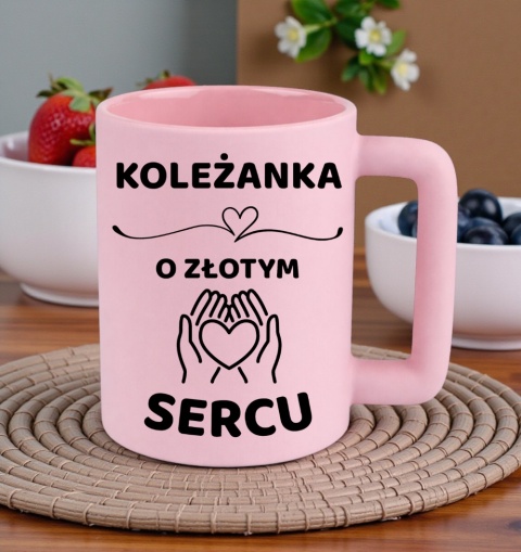 Kubek 400ml DUŻY Prezent dla KOLEŻANKI Dzień Kobiet Urodziny podziękowanie