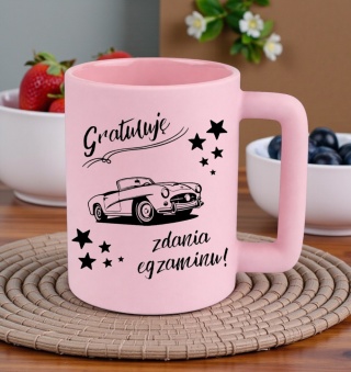 Kubek 400ml DUŻY Prezent dla Koleżanki Dziewczyny Żony zdanie egzaminu