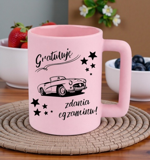 Kubek 400ml DUŻY Prezent dla Koleżanki Dziewczyny Żony zdanie egzaminu