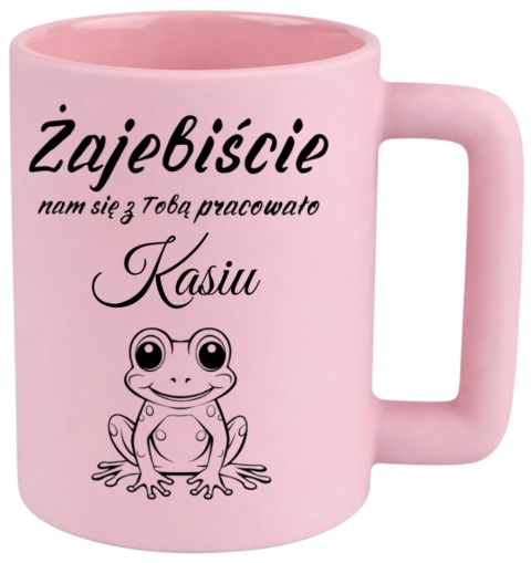 Kubek 400ml DUŻY Prezent dla Koleżanki na pożegnanie z pracy z imieniem