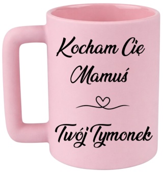 Kubek 400ml DUŻY Prezent dla MAMY Dzień Kobiet Dzień Matki z imieniem