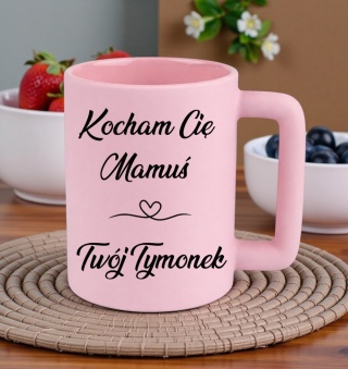 Kubek 400ml DUŻY Prezent dla MAMY Dzień Kobiet Dzień Matki z imieniem