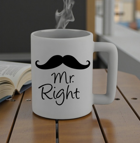 Kubek 400ml DUŻY Prezent dla MĘŻA CHŁOPAKA Dzień Mężczyzny Walentynki