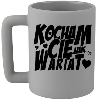 Kubek 400ml DUŻY Prezent dla MĘŻA CHŁOPAKA Dzień Mężczyzny Walentynki