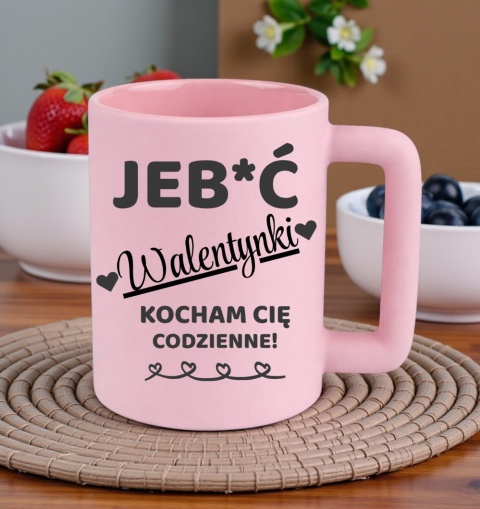 Kubek 400ml DUŻY Prezent na Walentynki dla Koleżanki Dziewczyny Żony