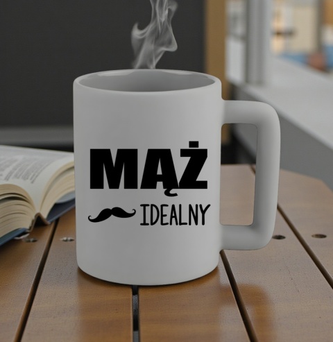 Kubek 400ml DUŻY oryginalny Prezent dla MĘŻA Dzień Mężczyzny Walentynki