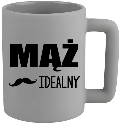 Kubek 400ml DUŻY oryginalny Prezent dla MĘŻA Dzień Mężczyzny Walentynki