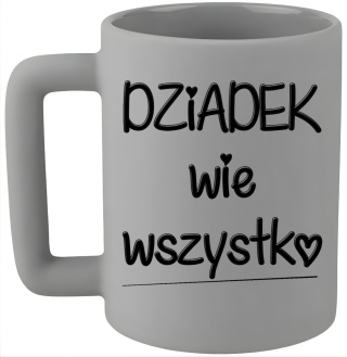 Kubek 400ml DUŻY z nadrukiem Prezent DZIEŃ DZIADKA Urodziny Dziadek