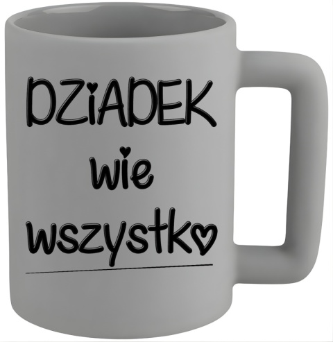Kubek 400ml DUŻY z nadrukiem Prezent DZIEŃ DZIADKA Urodziny Dziadek