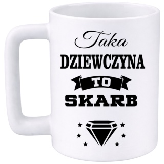 Kubek 400ml DUŻY z nadrukiem Prezent Dzień Kobiet dla Koleżanki Dziewczyny