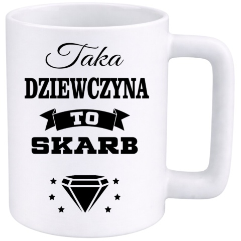 Kubek 400ml DUŻY z nadrukiem Prezent Dzień Kobiet dla Koleżanki Dziewczyny