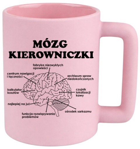 Kubek 400ml DUŻY z nadrukiem Prezent dla KIEROWNICZKI Dzień Kobiet urodziny