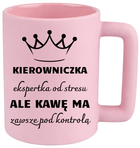 Kubek 400ml DUŻY z nadrukiem Prezent dla KIEROWNICZKI Dzień Kobiet urodziny
