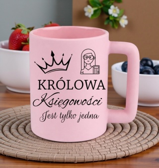 Kubek 400ml DUŻY z nadrukiem Prezent dla KSIĘGOWEJ Dzień Kobiet urodziny