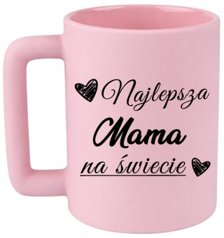 Kubek 400ml DUŻY z nadrukiem Prezent dla MAMY Dzień Matki Dzień Kobiet