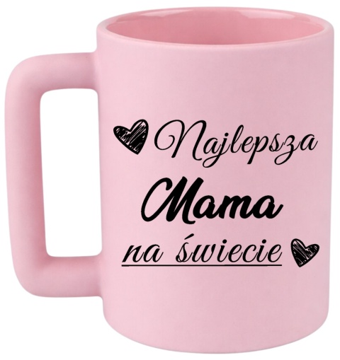 Kubek 400ml DUŻY z nadrukiem Prezent dla MAMY Dzień Matki Dzień Kobiet