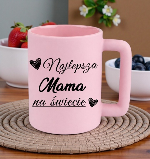 Kubek 400ml DUŻY z nadrukiem Prezent dla MAMY Dzień Matki Dzień Kobiet
