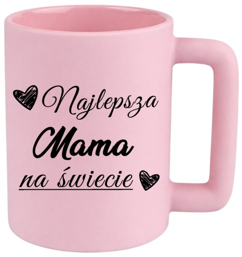 Kubek 400ml DUŻY z nadrukiem Prezent dla MAMY Dzień Matki Dzień Kobiet