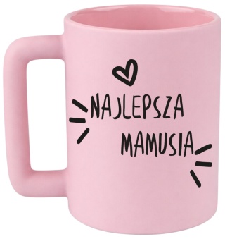 Kubek 400ml DUŻY z nadrukiem Prezent dla MAMY Dzień Matki Dzień Kobiet