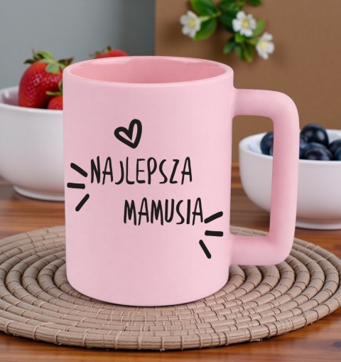 Kubek 400ml DUŻY z nadrukiem Prezent dla MAMY Dzień Matki Dzień Kobiet