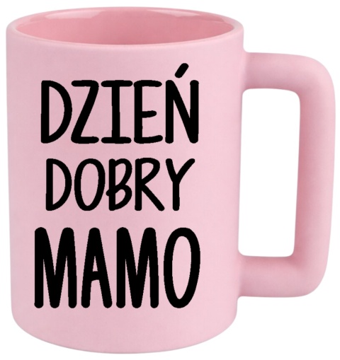 Kubek 400ml DUŻY z nadrukiem Prezent dla MAMY Dzień Matki Dzień Kobiet