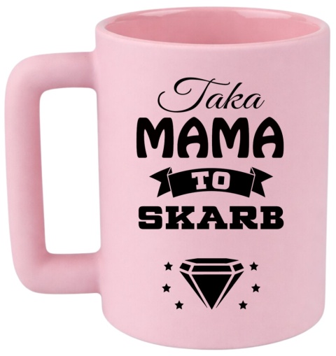 Kubek 400ml DUŻY z nadrukiem Prezent dla MAMY Dzień Matki Dzień Kobiet