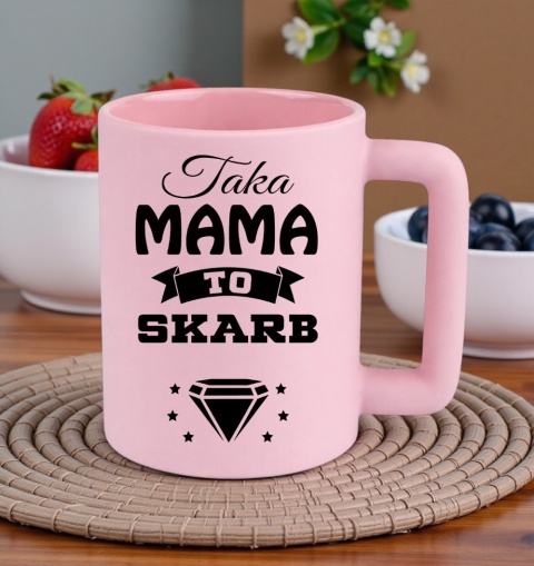 Kubek 400ml DUŻY z nadrukiem Prezent dla MAMY Dzień Matki Dzień Kobiet
