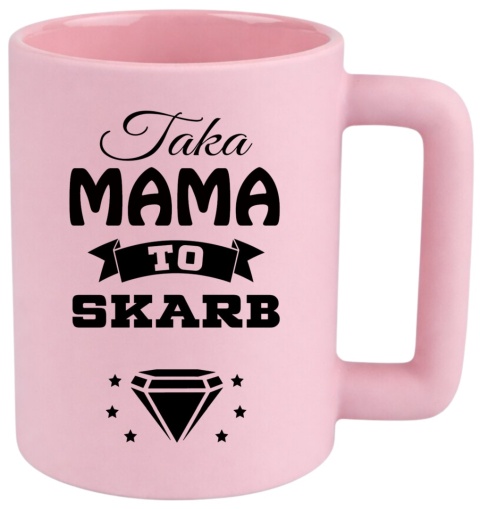 Kubek 400ml DUŻY z nadrukiem Prezent dla MAMY Dzień Matki Dzień Kobiet