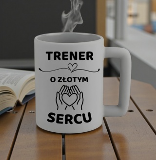 Kubek 400ml DUŻY z nadrukiem Prezent dla TRENERA Dzień Mężczyzny Urodziny