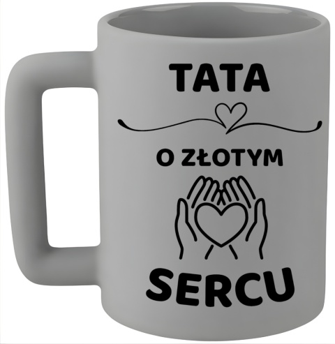Kubek 400ml DUŻY z nadrukiem Prezent dla Taty DZIEŃ OJCA Urodziny Tata