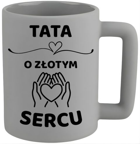 Kubek 400ml DUŻY z nadrukiem Prezent dla Taty DZIEŃ OJCA Urodziny Tata