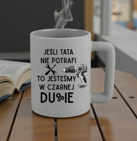 Kubek 400ml DUŻY z nadrukiem Prezent dla Taty DZIEŃ OJCA Urodziny Tata