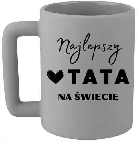 Kubek 400ml DUŻY z nadrukiem Prezent dla Taty DZIEŃ OJCA Urodziny Tata