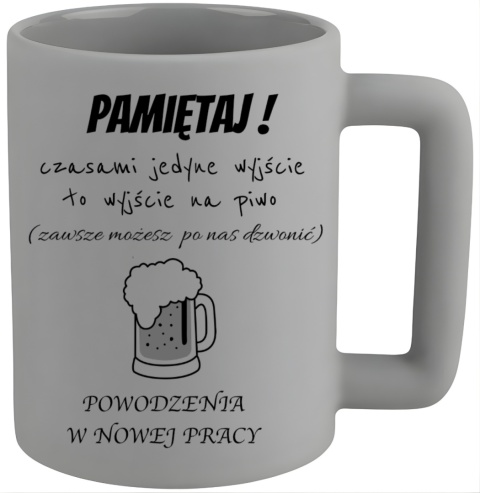 Kubek 400ml DUŻY z nadrukiem Prezent z dla KOLEGI na Pożegnanie z pracy