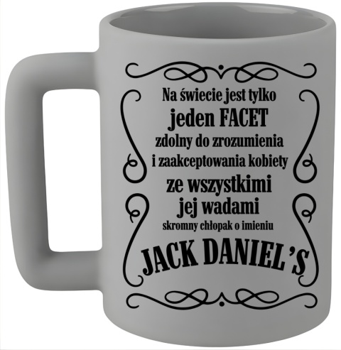 Kubek 400ml DUŻY z nadrukiem dla CHŁOPAKA MĘŻA FACETA Dzień Mężczyzn