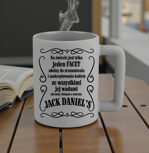 Kubek 400ml DUŻY z nadrukiem dla CHŁOPAKA MĘŻA FACETA Dzień Mężczyzn