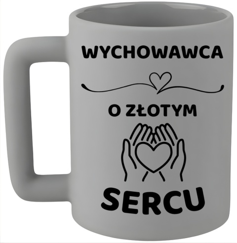Kubek 400ml DUŻY z nadrukiem oryginalny Prezent dla WYCHOWAWCY NAUCZYCIELA