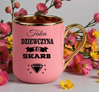 Kubek PREMIUM z nadrukiem prezent Dzień Kobiet dla Dziewczyny Koleżanki