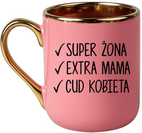 Kubek PREMIUM z nadrukiem prezent Dzień Kobiet dla Żony Mamy Kobiety