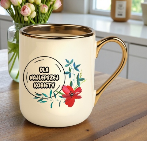 Kubek z nadrukiem prezent Dzień Kobiet dla Dziewczyny Żony Koleżanki Mamy