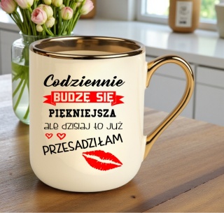 Kubek z nadrukiem prezent Dzień Kobiet dla Dziewczyny Żony Koleżanki Mamy