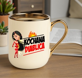 Kubek z nadrukiem prezent Dzień Kobiet dla Dziewczyny Żony Koleżanki Mamy